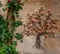 Preview: Atemberaubendes Wandbild Baum aus Metall - Dekoration